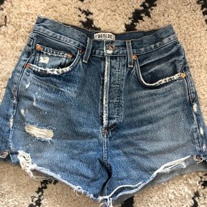 Agolde Shorts - Agolde High Waisted Jean Shorts 26 Agolde Shorts - Agolde High Waisted Jean Shorts 26